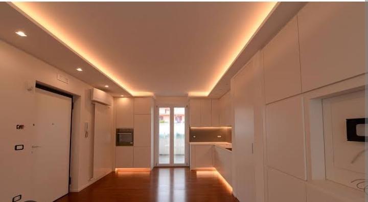 Sanca com iluminação em LED